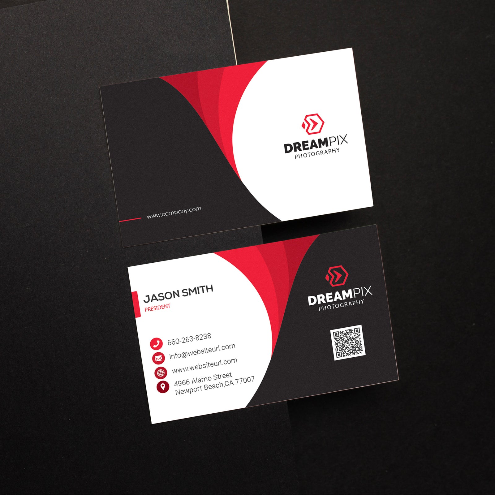 Standard Horizontal Business Cards